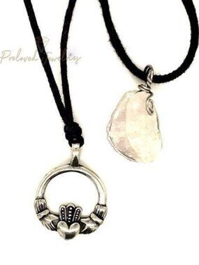 Claddagh & Stone Necklaces (n3)
